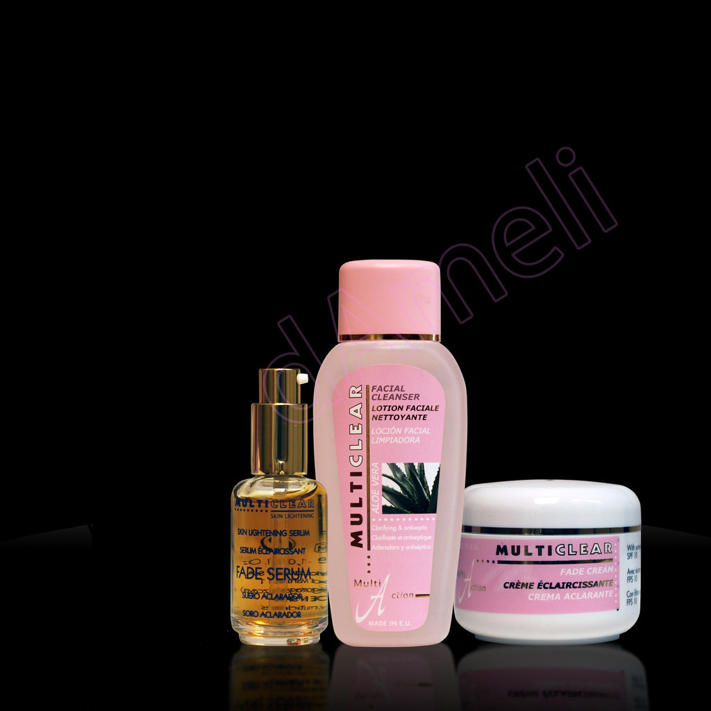 Kit Multiclear Facial 3 para granos y espinillas.